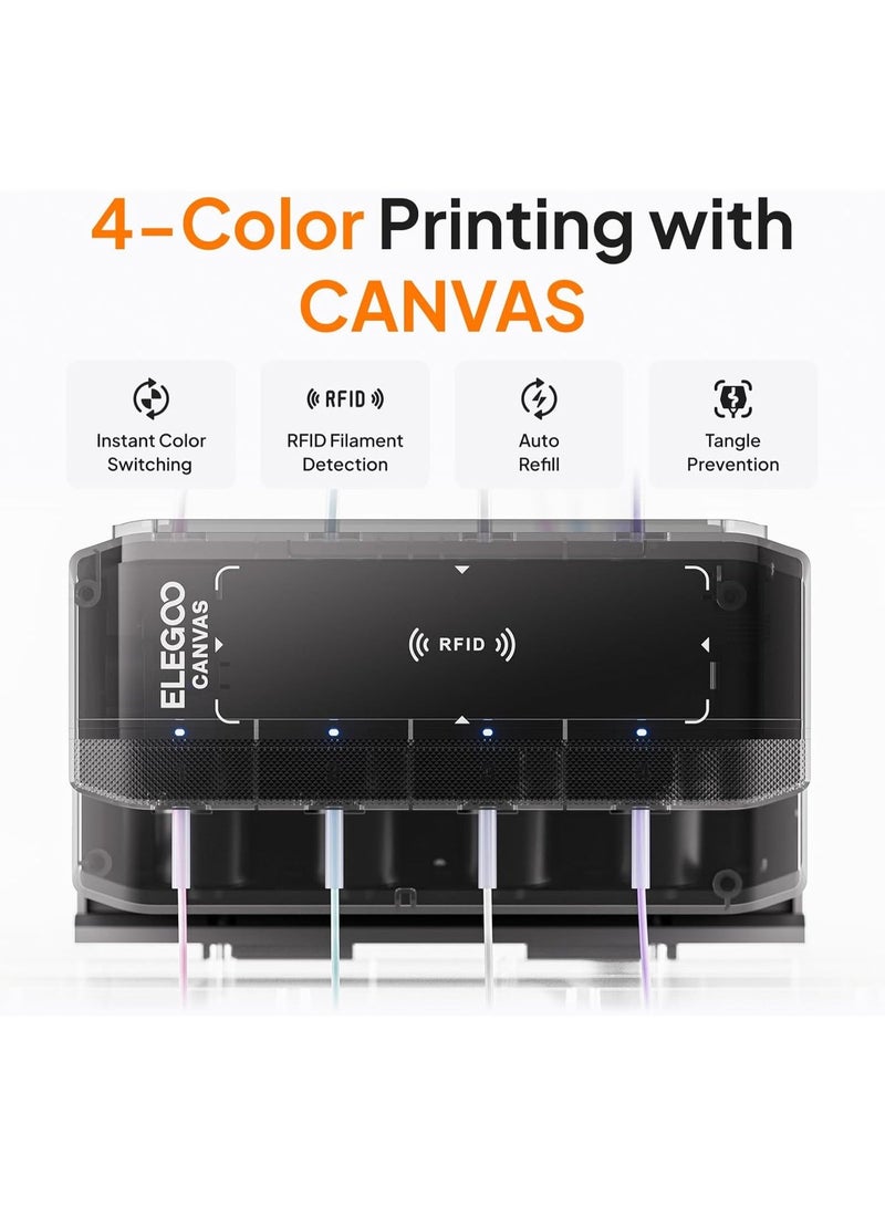 Elegoo Centauri Carbon 2 - Multicolor, Core XY, High Speed 3D FDM Printer - Image 4