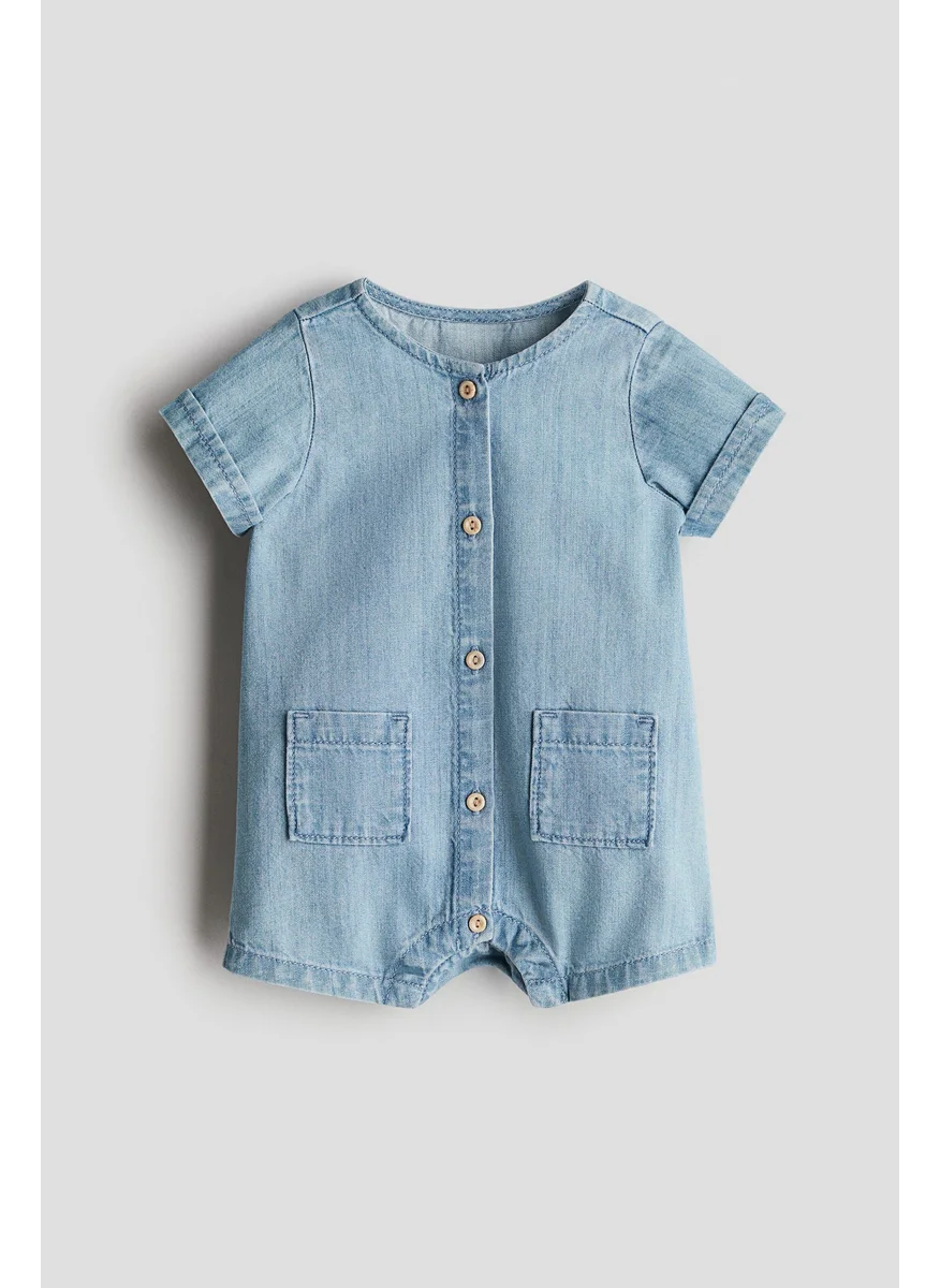 H&M Denim Romper Suit