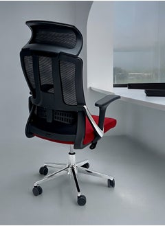 SBF Ergonomic Mesh Office Chair with Headrest, High Back, Adjustable Height and Tilt Back, Breathable Fabric, Chrome Base, Ideal for Home and Office - pzsku/ZBFA156B33C55F9179688Z/45/_/1718896777/e7b3dea3-bf92-4bf6-aced-946a1c6d3f3c