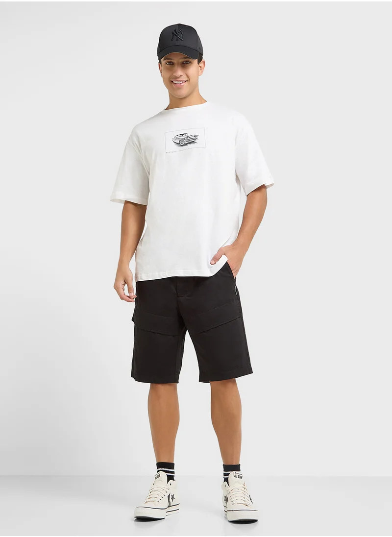 Seventy Five Graphic Oversized T-Shirt