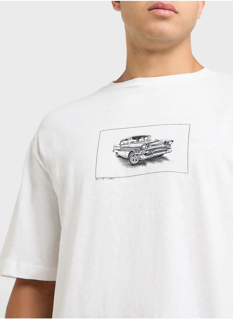 Seventy Five Graphic Oversized T-Shirt