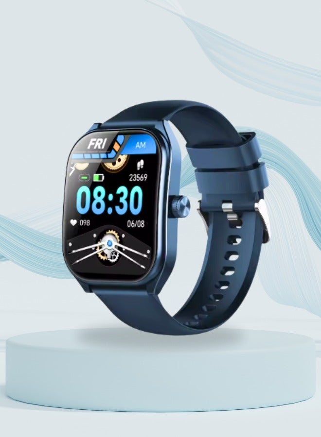 AOLON 2024 GTS Smartwatch Bluetooth Talk 100 Sport Modes Blue - Image 3