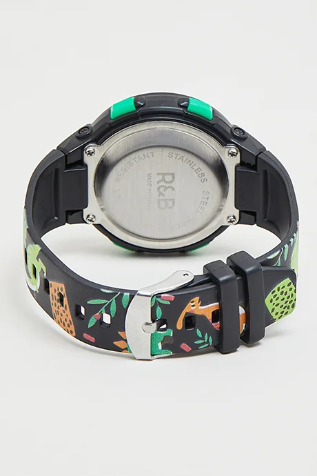 أر أند بي Printed Digital Watch