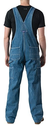 Liberty Big Smith Men's Stonewashed Bib Overall, 50x30 - Image 2