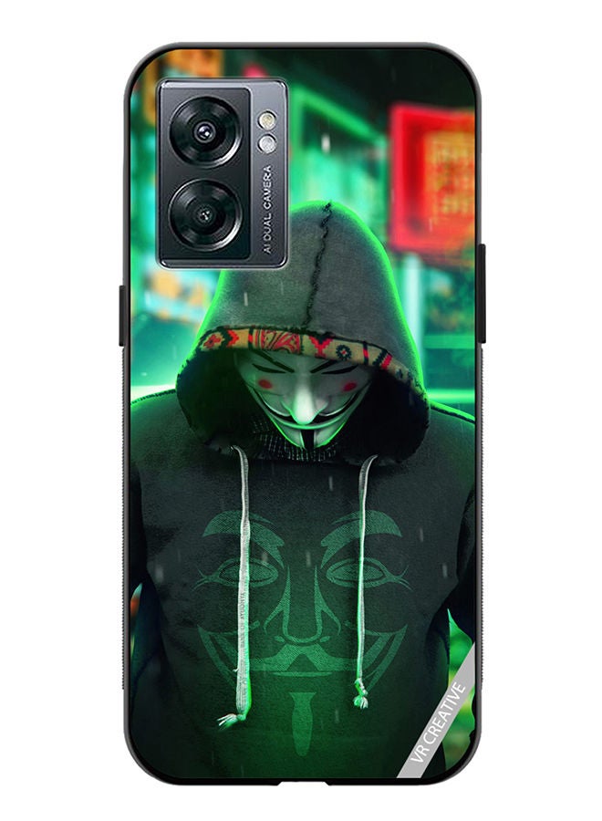 VR CREATIVE غطاء واقي لهاتف OnePlus Nord N300 بتصميم قناع الجوكر في سترة الجوكر متعدد الألوان - Image 1