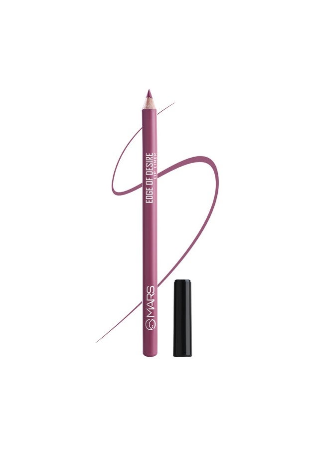 MARS Matte Lip Liner | One Swipe Smooth Application | Long Lasting Lip Pencil (1.4gm) (01-LUSTY PINK) - Image 1