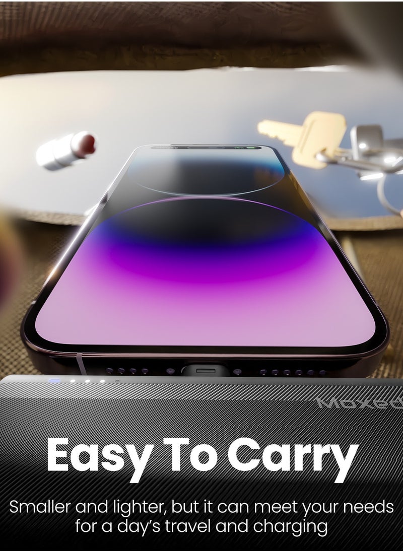 Moxedo - Moxedo 3 in 1 5000 mAh Lightning Connector Power Bank 20W PD with Charging Docking Station Portable Charger Compatible for iPhone 14/14 Pro Max/13/12/11/X/8/7/6 Plus - Image 1
