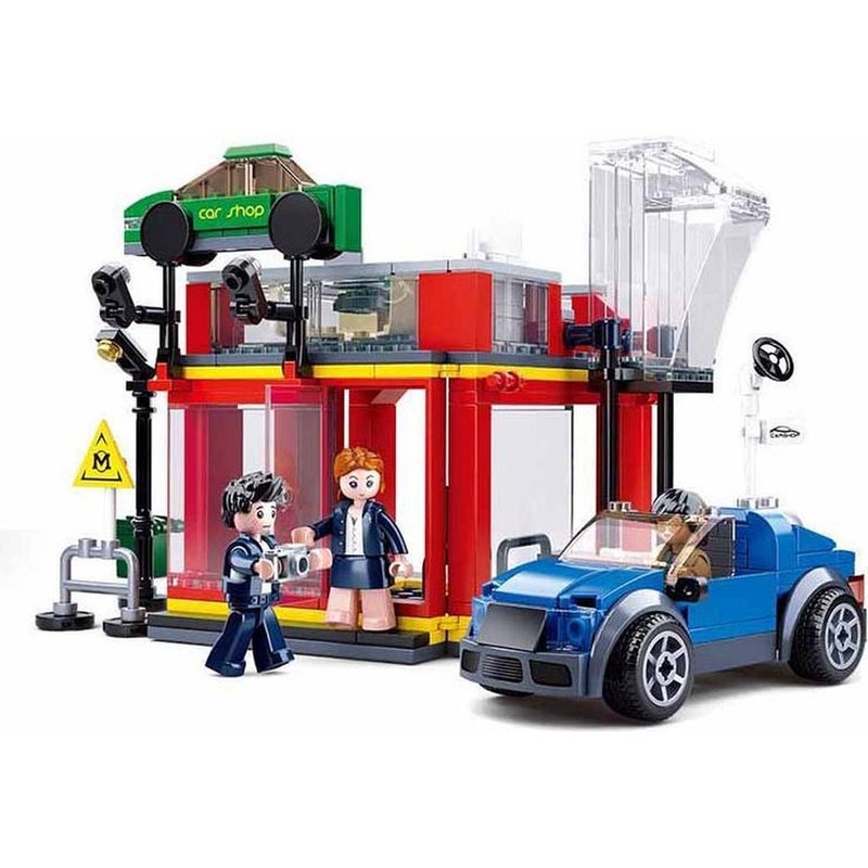 سلوبان مكعبات متجر خدمات مبيعات السيارات 302 قطعة - M38-B0759A - Image 4