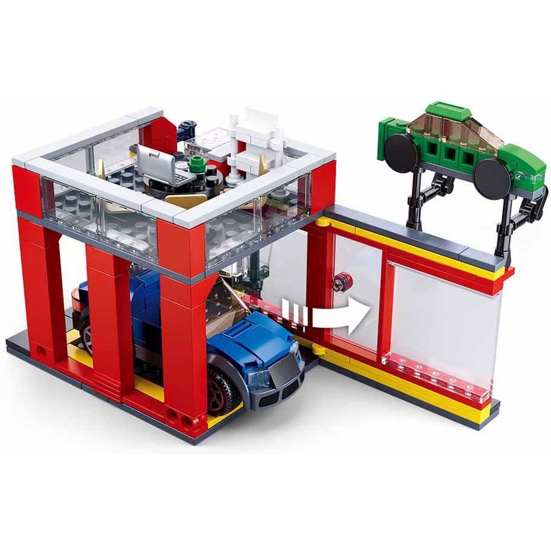 سلوبان مكعبات متجر خدمات مبيعات السيارات 302 قطعة - M38-B0759A - Image 3