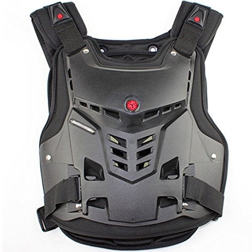 TINTON LIFE Knight Equipment Motocross Motorcycle Adult Chest Protector Vest Protector (Black) - Image 4
