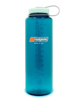 Nalgene Sustain Tritan Bpa-Free Water Bottle Made With Material Derived From 50% Plastic Waste, 48 Oz, Wide Mouth, Trout  - Image 1