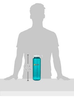 Nalgene Sustain Tritan Bpa-Free Water Bottle Made With Material Derived From 50% Plastic Waste, 48 Oz, Wide Mouth, Trout  - Image 4