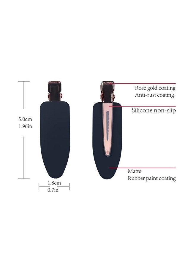 minihope 12 pieces No Bend Hair Clips, Curl Pin Clips, No Crease Hair Clips for Makeup Application，2022 style, non-slip.Hair won't get caught between plastic attached to metal. (Black)… - Image 2