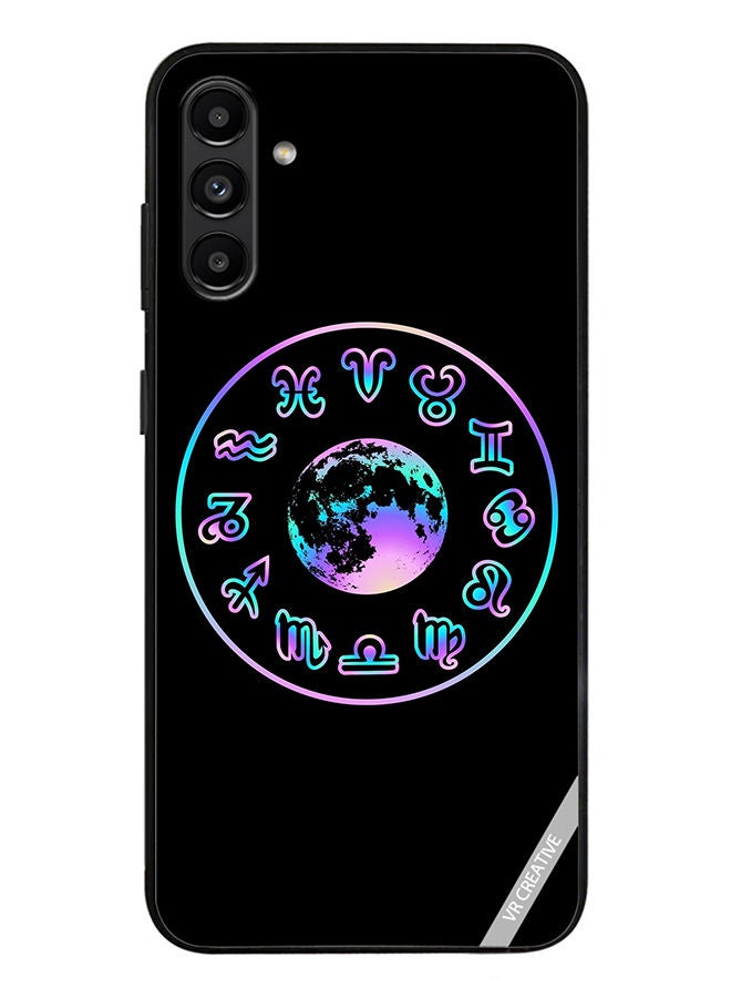 VR CREATIVE Protective Case Cover For Samsung Galaxy A13 5G Abstract Pattern Sings Design Multicolour - Image 1