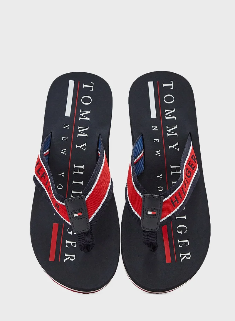 TOMMY HILFIGER Logo Flip Flops
