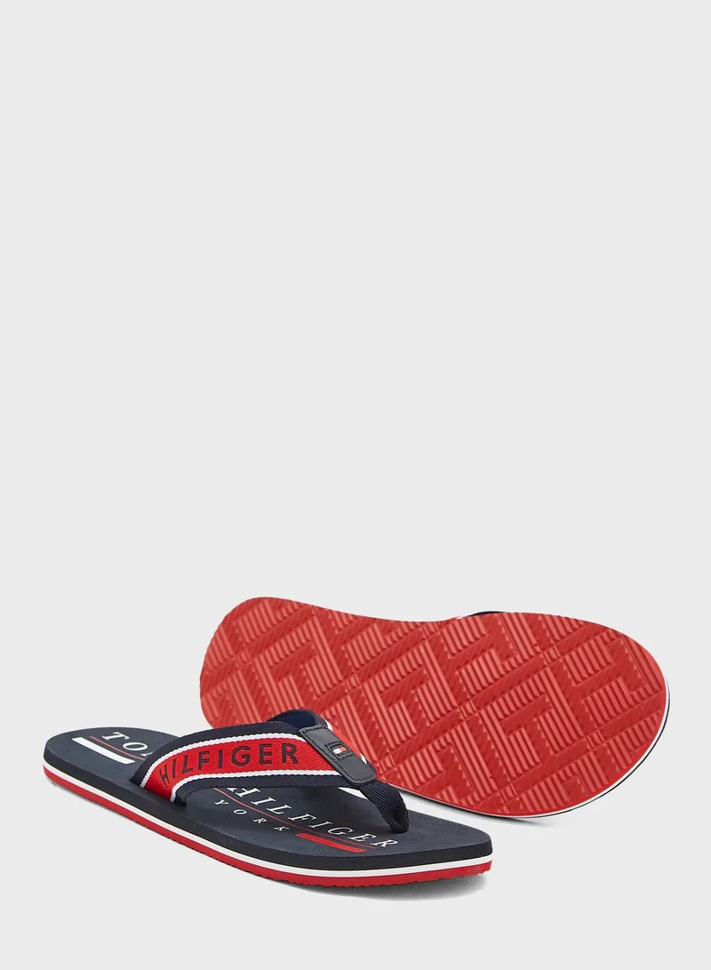 TOMMY HILFIGER Logo Flip Flops