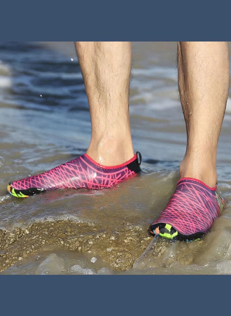 Unisex Quick-Dry Canvas Beach Trainers with Lace-Up and Rubber Sole - Image 4