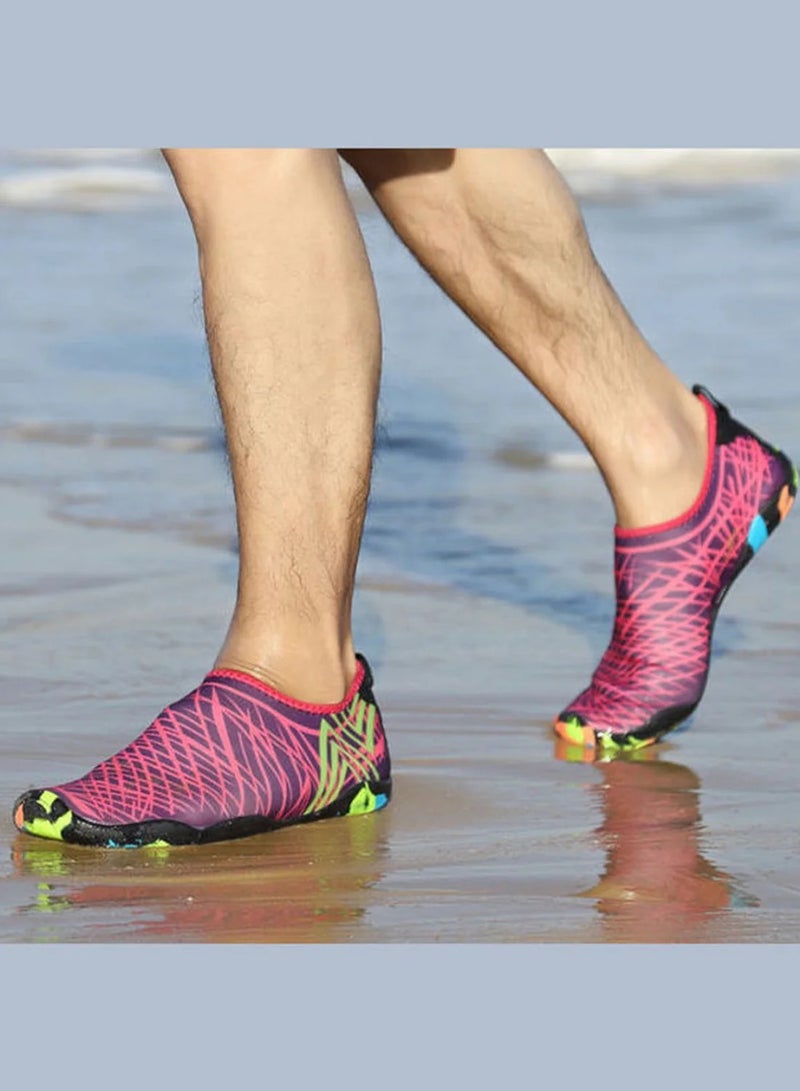 Unisex Quick-Dry Canvas Beach Trainers with Lace-Up and Rubber Sole - Image 5