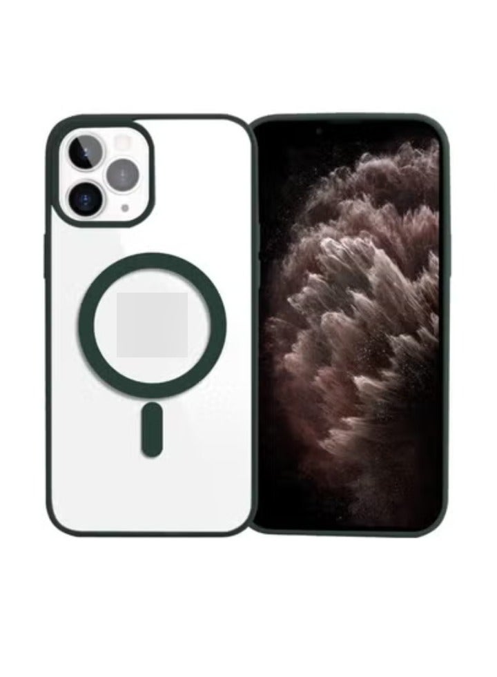 TIGER iPhone 11 Pro Max Clear Case with MagSafe – Ultra-Thin Transparent Protective Cover with Anti-Yellow Coating, Slim Shockproof Design, Magnetic Charging Support, Scratch-Resistant Back - Image 1