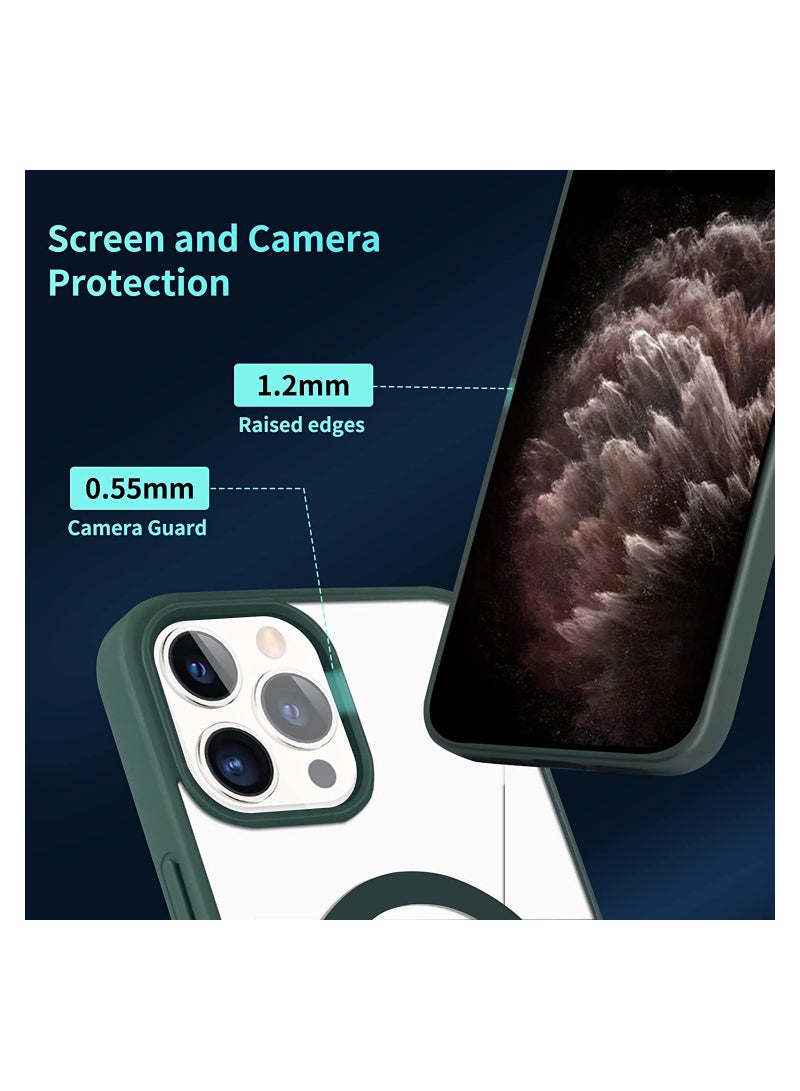 TIGER iPhone 11 Pro Max Clear Case with MagSafe – Ultra-Thin Transparent Protective Cover with Anti-Yellow Coating, Slim Shockproof Design, Magnetic Charging Support, Scratch-Resistant Back - Image 3