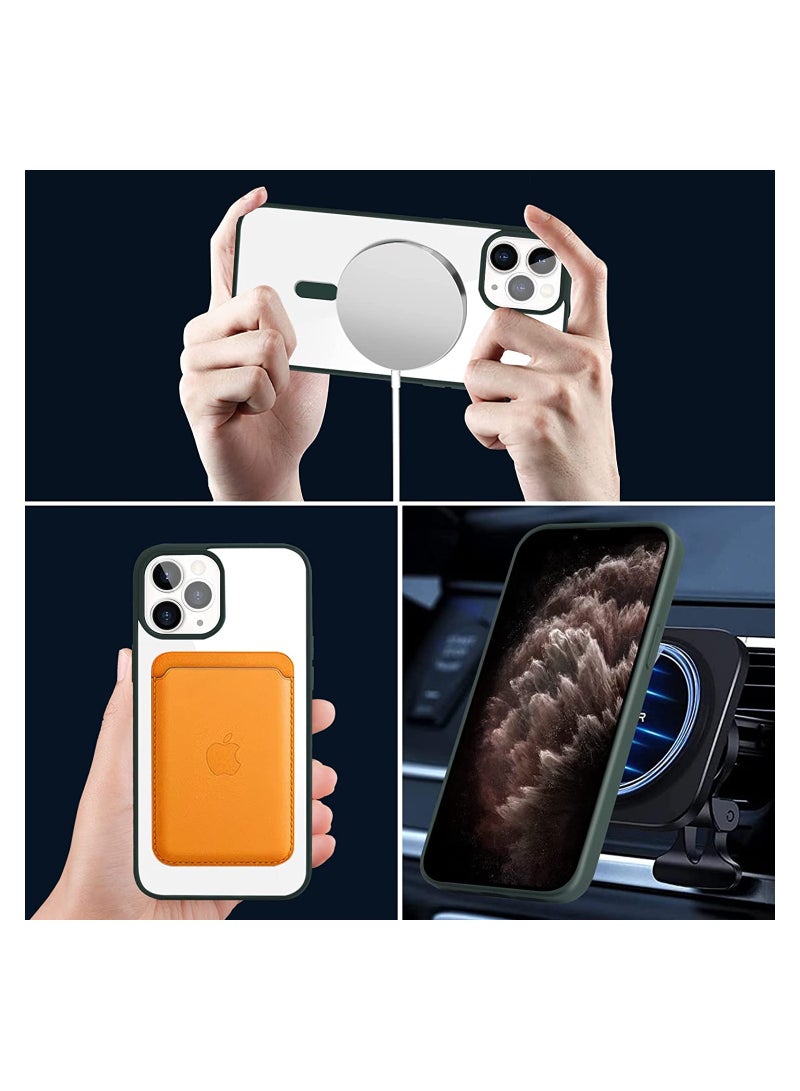 TIGER iPhone 11 Pro Max Clear Case with MagSafe – Ultra-Thin Transparent Protective Cover with Anti-Yellow Coating, Slim Shockproof Design, Magnetic Charging Support, Scratch-Resistant Back - Image 4