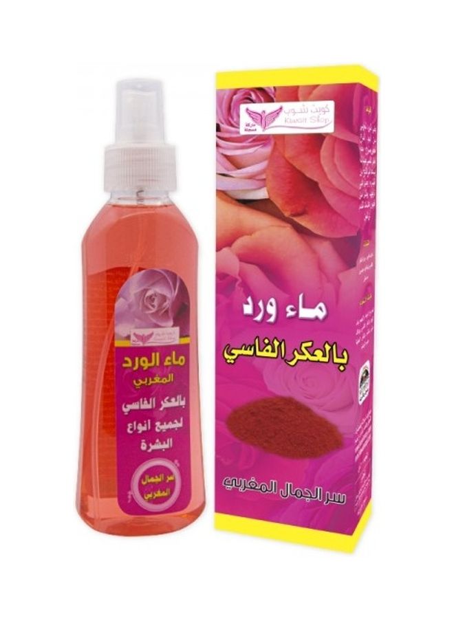 Kuwait Shop Rose Water with Aker Fassi Pink 200ml - Image 1