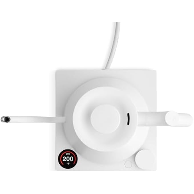 FELLOW Stagg Ekg Pro Electric Gooseneck Kettle  PourOver Coffee And Tea Quick Heating Precise Temperature Control Scheduling BuiltIn Brew Timer Matte White 09 Liter - Image 2