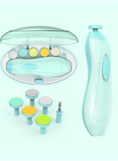 Lupantte Baby Nail Trimmer Electric,  Safe Baby Nail File, Baby Nail Clippers with Light and 6 Grinding Pads for Newborn Infant Toddler or Adults Toes and Fingernails, Kids Nail Care, Polish and Trim  - Image 1