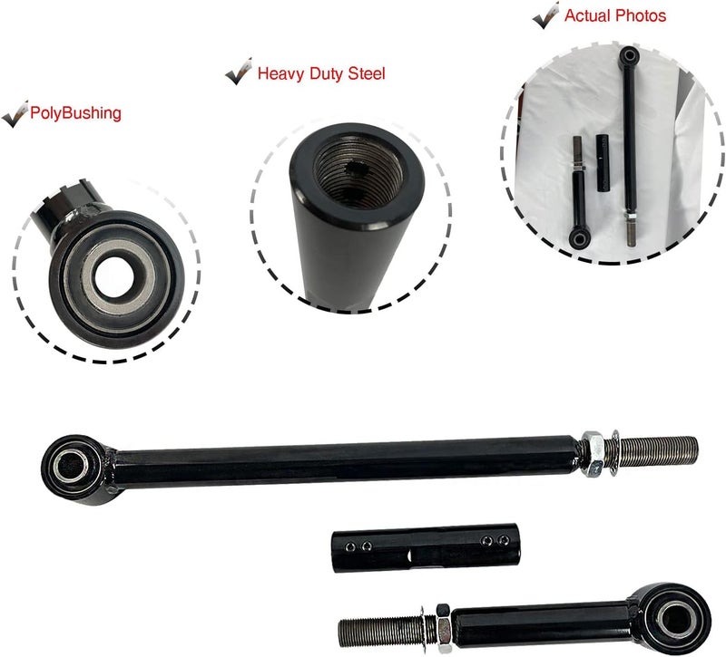 BST BSSP Front Adjustable Track Panhard Bar for 1999-2004 F250 F350 Super Duty - 2" to 6" Lift - Image 3