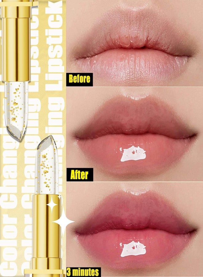 Loobexery Areliaa Lipstick Transferproof Color Changing Lipstick for Women, Gold Crystal Ph LipstickColorChanging, Magic Temperature ChangingColorLipstick, Long Lasting 24 Hours Moisturizing - Image 5