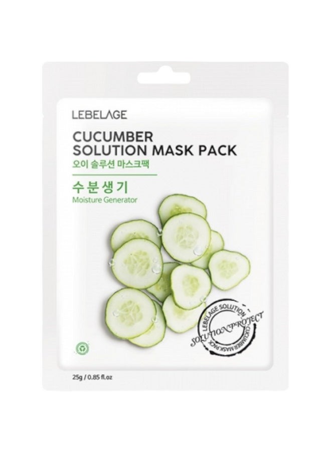 Lebelage - Radiant Complexion 8Packtotal Masks Facial Masks Luxurious Skin Care Set With Aloe Vera Activated Charcoal Hyaluronic Acid Cucumber Essence Pore Purifying. - Image 1