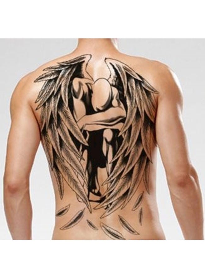 NIBEMINENT Full Back Tattoo Sticker Black - Image 2