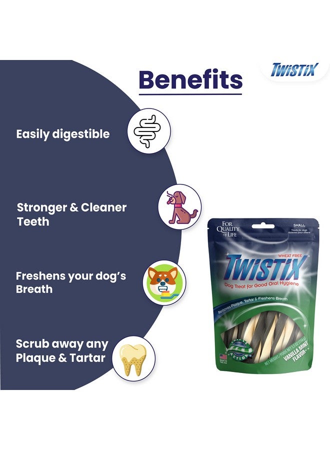 تريكسي ألواح الطاقة بالفواكه والخضروات للكلاب، 100 جرام وحلوى تويستيكس بنكهة الفانيليا والنعناع للعناية بصحة الأسنان للكلاب، 156 جرام - مناسبة لجميع سلالات الكلاب - Image 5