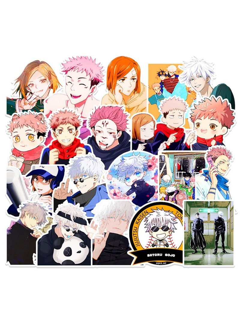 general 50-Piece Jujutsu Kaisen Cute Vinyl Waterproof Sticker