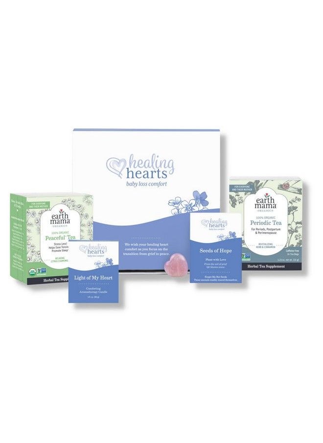 Earth Mama - Healing Hearts Comfort Gift Set ; Pregnancy Miscarriage And Baby Loss Care For Grieving Moms 5Piece Set - Image 1