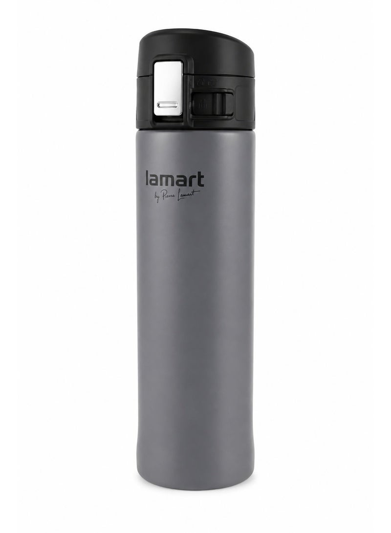 Lamart Vacuum Flask High Quality Stainless Steel 420Ml Gray - Image 1