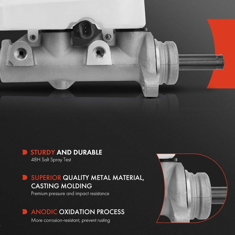 A-Premium Brake Master Cylinder with Reservoir and Sensor - Image 2