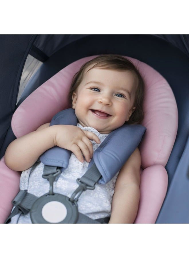 COOLBEBE Upgraded 3-in-1 Baby Head Neck Body Support Pillow for Newborn Infant Toddler - Extra Soft Car Seat Insert Cushion Pad, Perfect for Carseats, Strollers, Swings - Image 2