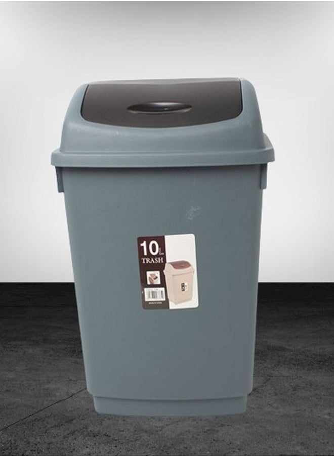 NKX Premium 10-Litre Plastic Trash Bin with Durable Construction  - Image 1
