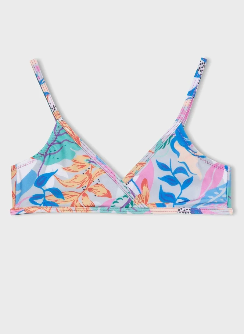 ديفاكتو بكيني بناتي قطعتين بقصة ضيقة