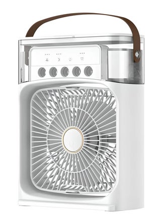 Portable Air Conditioner, AC Cooler Humidifier, Personal Air Cooler With 1/2/3 H Timing, Multi Colors LED Light, 3 Wind Speeds and 3 Spray Modes, for Office Home Travel (White) - pzsku/ZBFA2FFD83F96E6E927F0Z/45/_/1713812726/ee535984-a913-4db9-8318-3c065f56af02