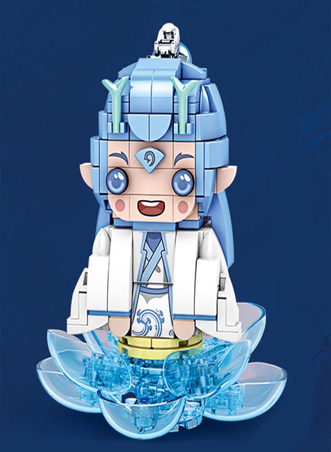 general Nezha 2 Stacking Blocks Ne zha Ao Bing Sets Movie Inspired Patterns Vibrant Character Designs Durable Plastic Bricks Ideal for Fans Kids Collectors - Image 2