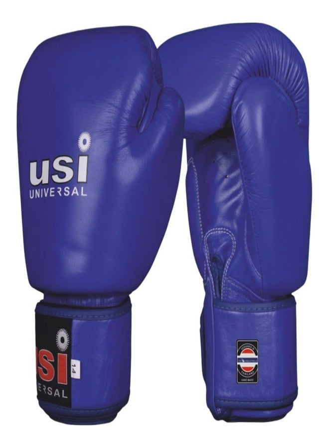 USI Muay Thai Gloves (10oz) Blue 609MT1 (10OZ) - Image 1