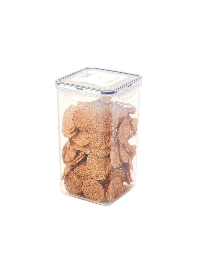 Lock & Lock Classics Square Plastic Airtight Food Storage Containers with Leak Proof Lid, 4 Liter, Set of 2, Transparent (HPL822R x 2) - Image 5