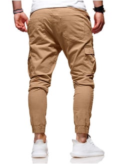 Generic Men's Three-Dimensional Patch Pocket Elastic Sports Pant  - Image 3