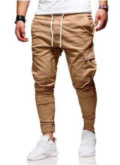 Generic Men's Three-Dimensional Patch Pocket Elastic Sports Pant  - Image 1