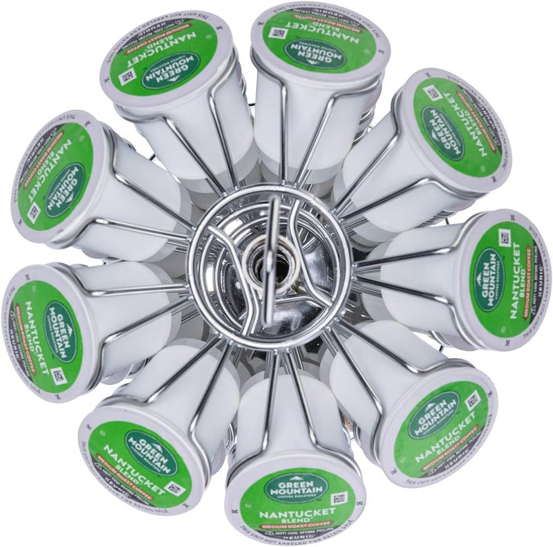 Rice rat K cup Holder Storage Coffee Capsules Pod Holder Carousel 4 Tier Compatible with 36 K-Cup Pods - Image 4