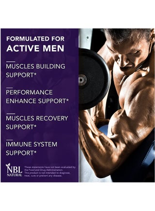 High Potency Multivitamin for Active Men Muscle Health Support Immune Support Energy and Metabolism Support 150 Tablets - view 4