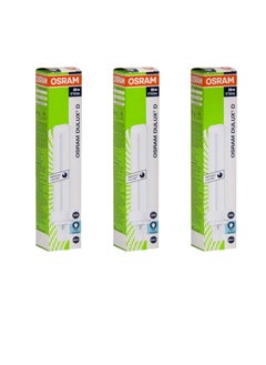 Osram Osram Home Decorative High Qualtiy and Durable, 2 Pin DayLight Double Twin Tube CFL Bulb, 26 Watt Energy Saving Bulb, Daylight - (Pack of 3)  - Image 1