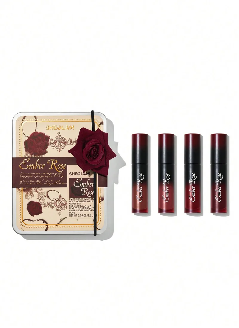 SHEGLAM Sheglam Ember Rose Immortal Love Nourishing Lip Gloss Set